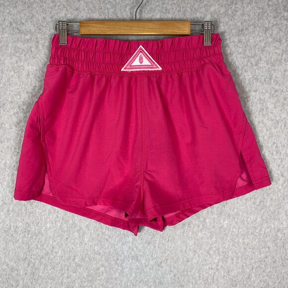 Free People Movement Pink Next Round Shorts Size Medium - Picture 1 of 11